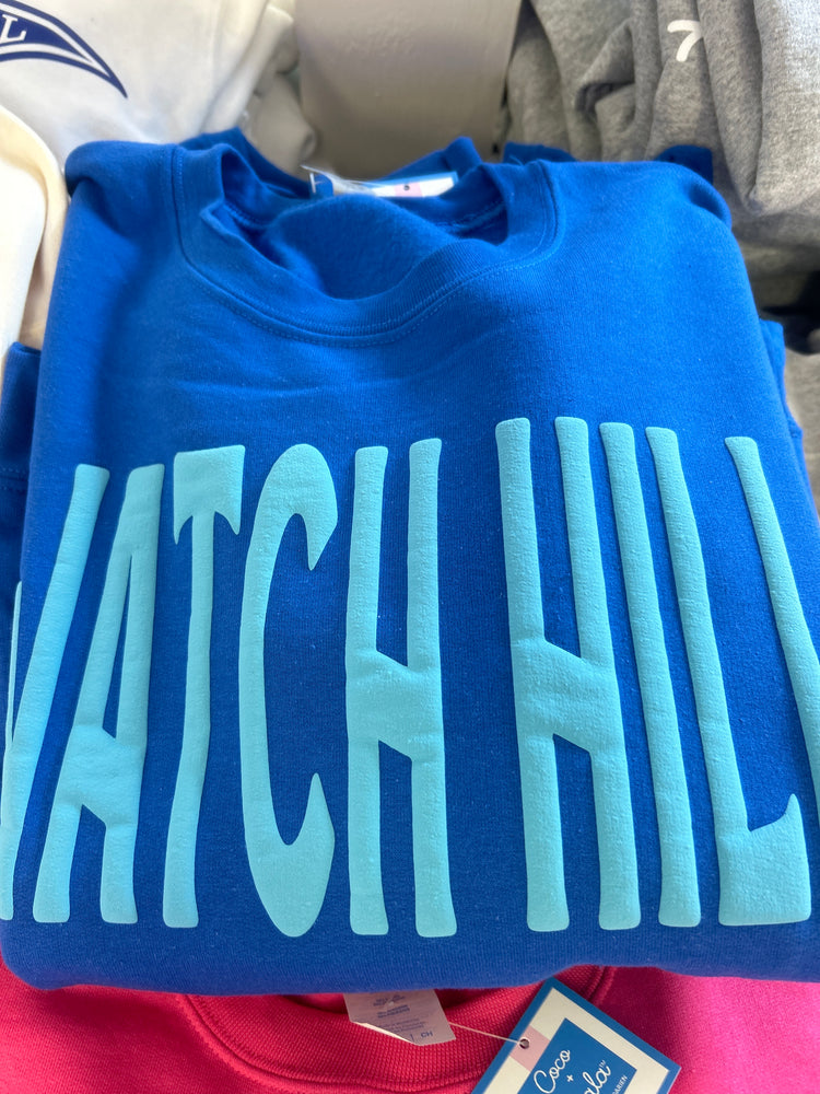 Watch Hill Puffy Letter Crewneck