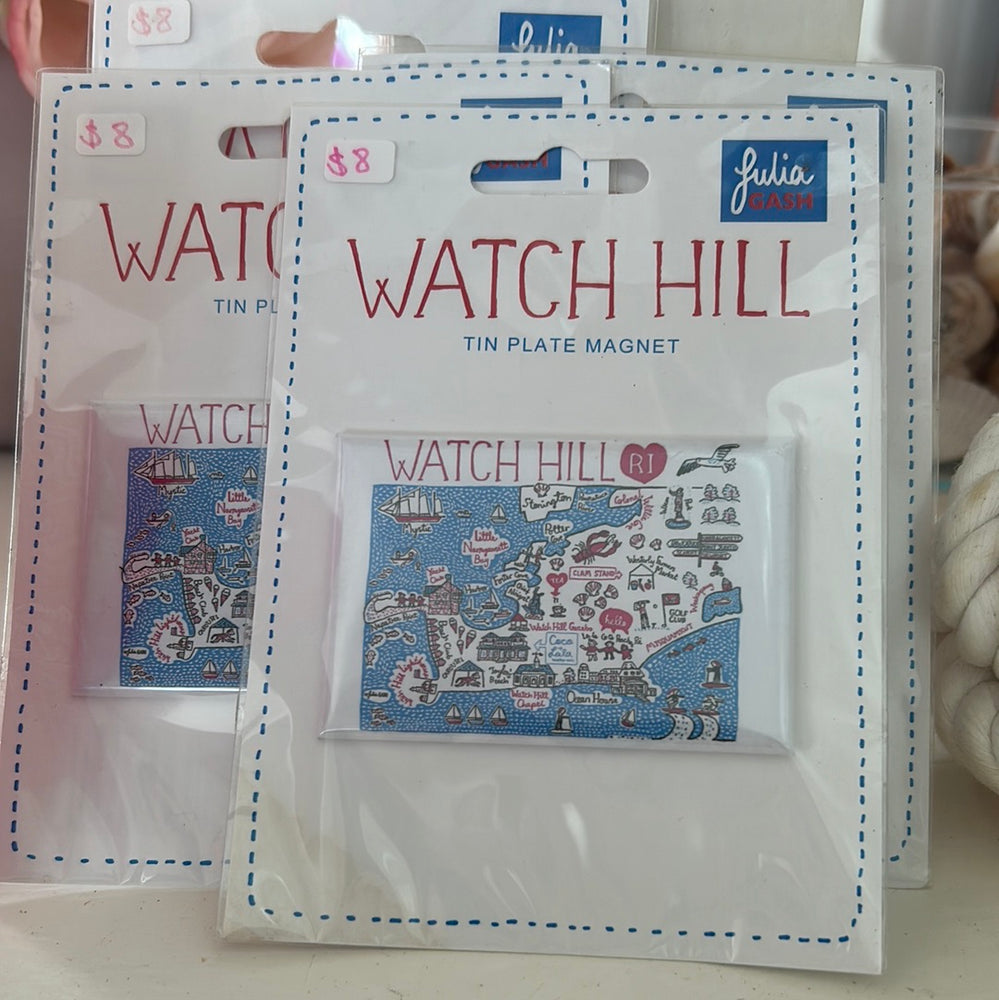 Watch Hill tin plate magnet ￼